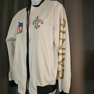 NFL Cream and Black Jacket